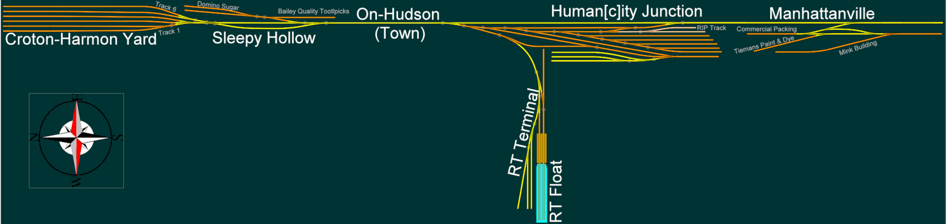 Operations Plan on Riverside Transfer N Scale Layout